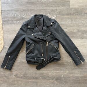 New All Saints Balfern Leather Jacket